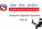 Computer Operator Questions-Part 31